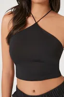 Women's Contour Crop Top Black