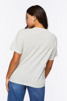 Women's Relaxed Crew T-Shirt in Heather Grey Small