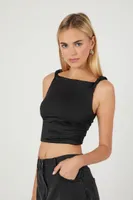 Women's Knotted Crop Top