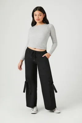 Women's Twill High-Rise Utility Pants