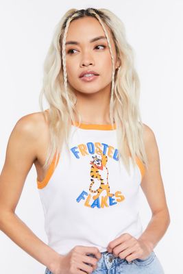 Women's Frosted Flakes Graphic Tank Top White