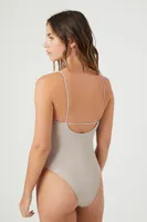 Women's Cutout One-Piece Swimsuit in Goat Small