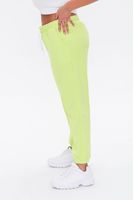 Women's Fleece Drawstring Joggers in Lime, 3X