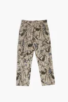 Kids Camo Print Slim-Fit Pants (Girls + Boys) Taupe,