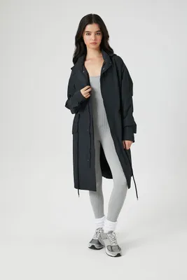 Women's Hooded Longline Parka Jacket