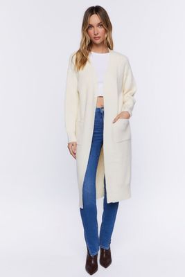 Women's Open-Front Longline Cardigan Sweater