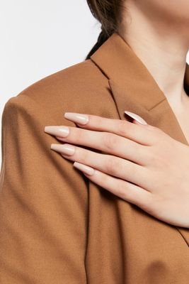 Almond Press-On Nails in Nude