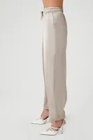 Women's Satin Wide-Leg Pants