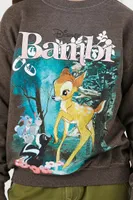 Girls Bambi Graphic Pullover (Kids) in Brown, 11/12