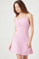 Women's Halter A-Line Mini Dress