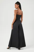 Women's Wide-Leg Cami Jumpsuit in Black Small