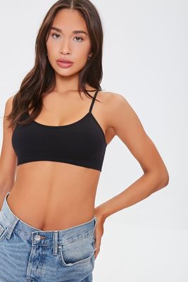 Forever 21 Women's Seamless Ribbed Sports Bra Small