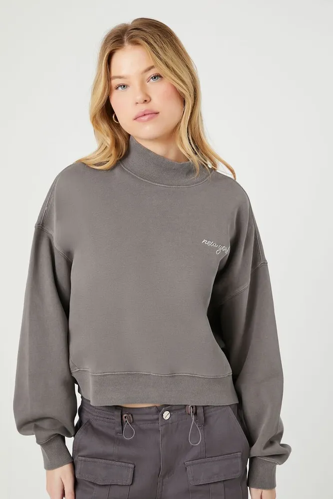 Women's New York Mock Neck Pullover