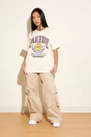 Women's Los Angeles Lakers Graphic T-Shirt in Cream