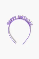 Happy Birthday Headband in Pink