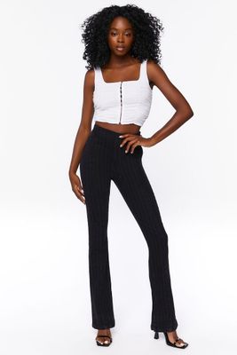 Women's Bootcut High-Rise Jeans Black,