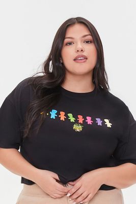 Women's Sour Patch Kids Graphic Tee in Black, 1X