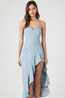 Women's Denim High-Low Dress Light