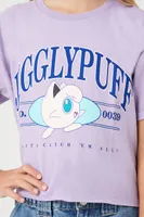 Girls Jigglypuff Graphic T-Shirt (Kids) in Purple, 11/12