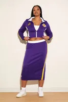 Women's Los Angeles Lakers Jacket in Purple, 1X