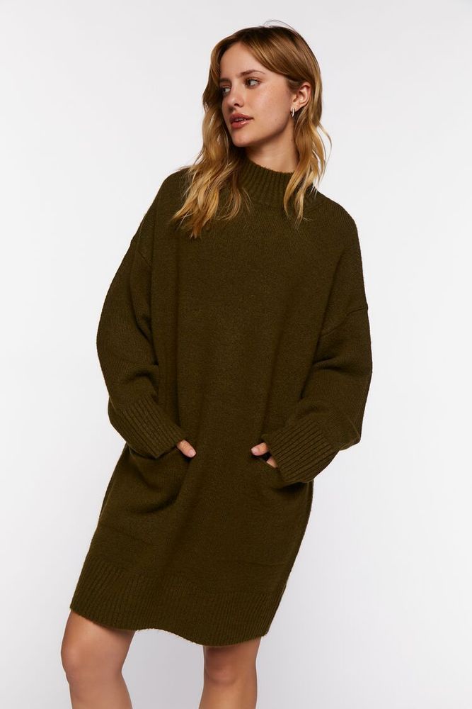 Forever 21 Women's Mock Neck Sweater Dress | Dulles Town Center