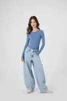 Women's Seamless Long-Sleeve Bodysuit