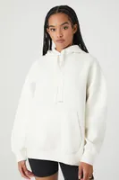 Women's Scuba Knit Drop-Sleeve Hoodie in Vanilla, XS