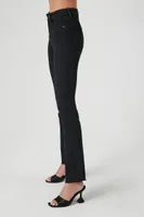 Women's High-Rise Bootcut Jeans in Black, 26