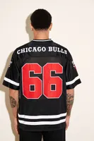 Men Chicago Bulls Embroidered Top