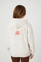 Women's Takoyaki House Graphic Hoodie in Taupe/Taupe Small