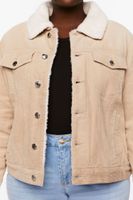 Women's Corduroy Jacket Tan,