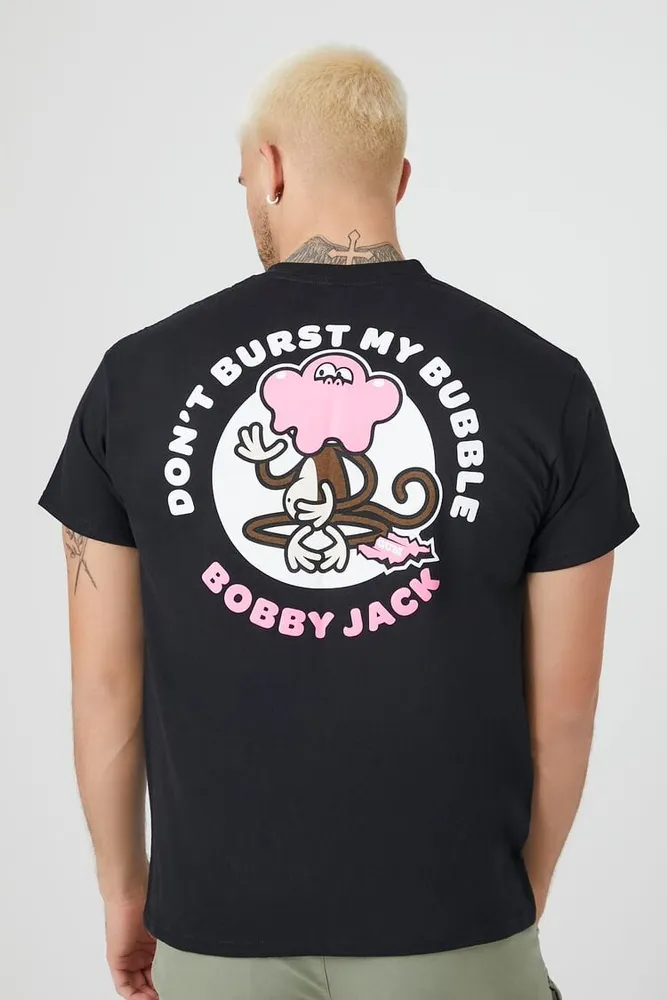 Men Bubblegum Bobby Jack Graphic Tee in Black Medium