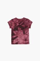 Girls Tie-Dye Crew T-Shirt (Kids) in Mauve, 5/6