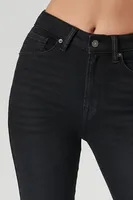 Women's High-Rise Bootcut Jeans Black,