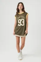 Women's New York Graphic Jersey in Green Small