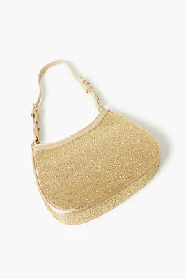 Women's Rhinestone Shoulder Bag in Gold