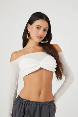 Women's Off-the-Shoulder Crop Top