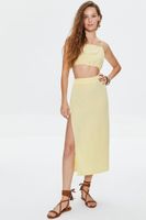 Women's Cutout Midi Dress in Mimosa Large