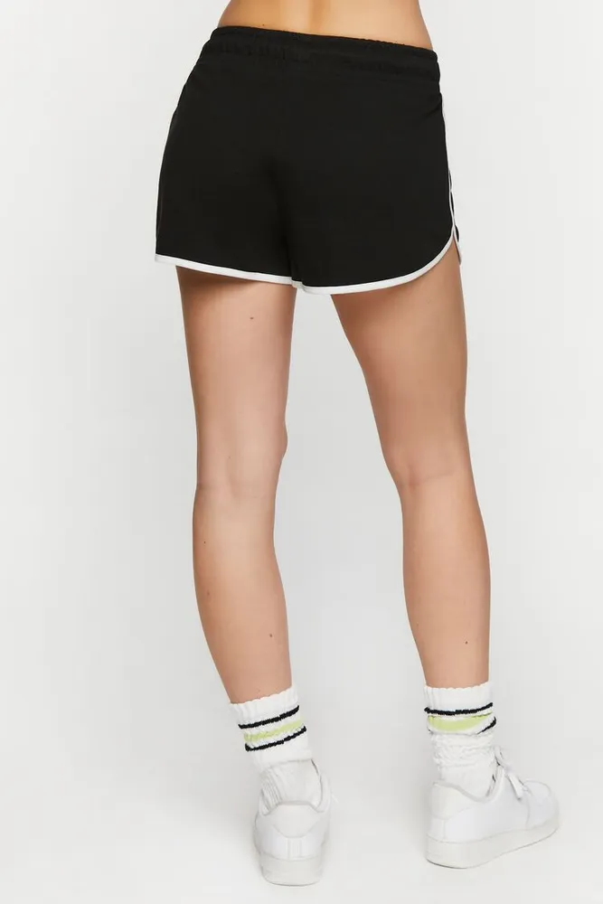 Women's French Terry Drawstring Ringer Shorts