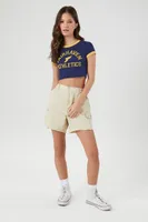 Women's High-Rise Cargo Shorts in Sand Medium