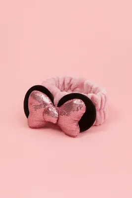 The Crème Shop Disney 3D Teddy Headyband™ in Princess Pink
