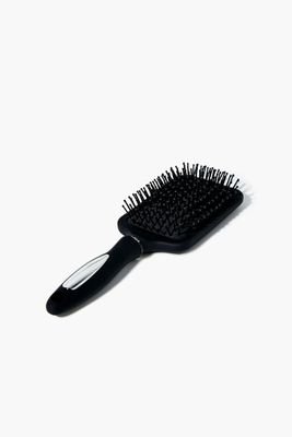 Ball-Tip Hair Brush in Black/Silver