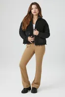 Women's Faux Shearling Bomber Jacket