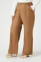 Women's Straight-Leg Pants Khaki,