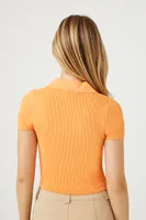 Women's Sweater-Knit Crop Top