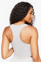 Women's French Terry Lounge Tank Top in Heather Grey Medium