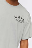 Men Drip WCDS Graphic Tee in Grey, XXL