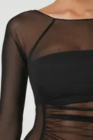 Women's Sheer Mesh Bodysuit