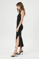 Women's Ribbed Knit Racerback Bodycon Dress