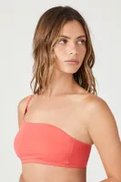 Women's One-Shoulder Bralette in Cayenne Medium